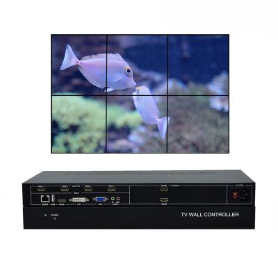 China Nightbar Corkiit Video Wall Controller 2x3 in 1080P@60hz support 1x VGA, 1x USB, 1XDVI, 1x HDMI, 6x HDMI for sale