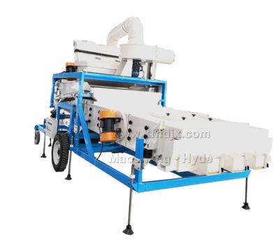 China Factory Rice Machine Combine Seed Cleaner Wheat Seed Cleaning Machine Movable Gravity Table for sale