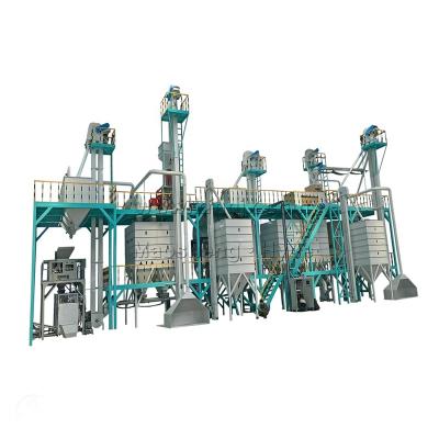 China Corn Cereal Bean Coffee Pulse Bean Cleaning Grading Packing Plant Processing Line for sale