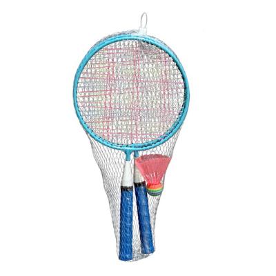 China mini flexibility badminton racket 2 player set for kids steel badminton rackets for sale