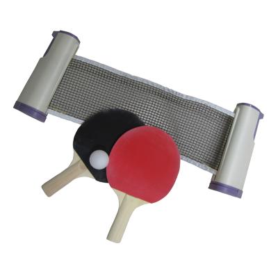 China +Rubber Portable Wooden Table Tennis Racket Set Table Tennis Rackets for sale