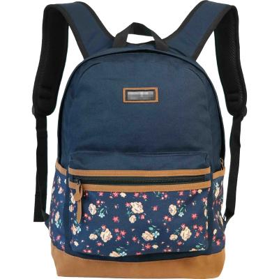 China New Design Laptop School Bag Canvas Backpack Fashion Bag For Teenager Girls for sale