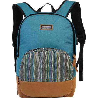 China New Design USB School Bag Canvas Backpack Fashion Bag For Teenager Girls for sale