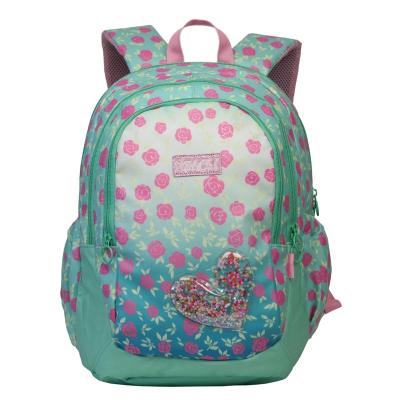 China Hot Selling Patch Backpack New Design School Backpack Bags Fashionable Cute Rubber Laptop Backpacks For Girls for sale