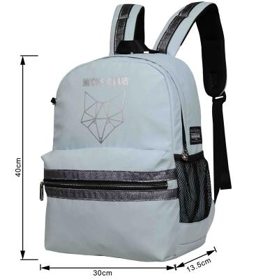 China Professional manufacturing nylon cheap logo printed 2020 new style school backpack for sale