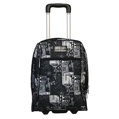 China Hot Selling Travel Soft Style Trolley Backpack School Bag Backpack Trolley Detachable System for sale