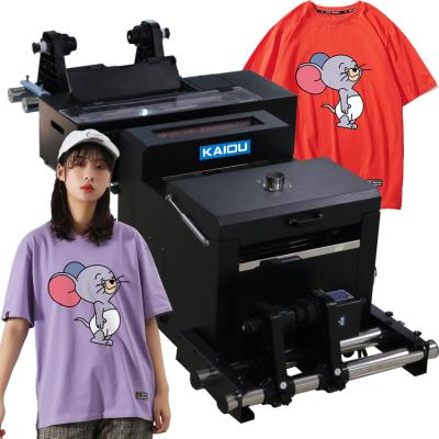 Chine Apparel T-shirt Kaiou A3 30cm dtf printer for CMYK+W 5 colors specially for cotton fabric à vendre