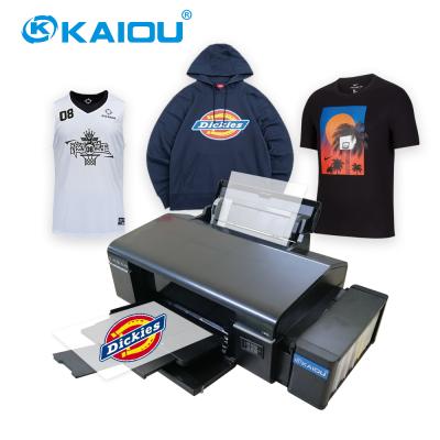 China Dtf printer a3 KAIOU A4 printing housing use format sublimation DTF desktop printer for T-shirt printer for sale