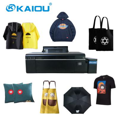 China Dtf printer a3 printing KAIOU A4 format desktop sublimation DTF printer for T-shirt printer à venda