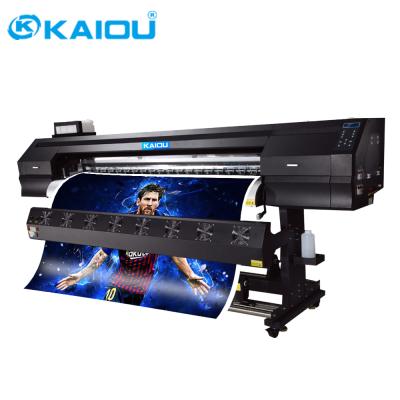 China PVC Cable 1.8m Banner Printer Large Format Eco Solvent With DX5 Sticker Printer With Auto Feeding High Productivity For Fabric Banner for sale