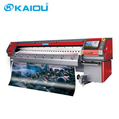 China Outdoor Advertising 3.2m Flex Solvent Printer For Outdoor Printing CE 240sqm/h Digital Solvent Printer With 512i Printhead for sale