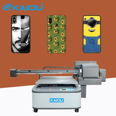 China Phone Shell.Card.Udisk.Mobile Power.Hairpin .personalized Flat Bed Printing KAIOU Machine UV Flat Bed Printer Digital 6090 UV Printer for sale