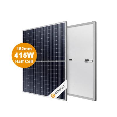 China High quality 182mm PV mono solar module 390w 405w 410w 415w 182mmx182mm high efficiency solar panel production for sale