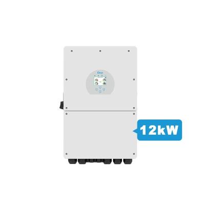 China High Quality Deye Inverter SUN-12K-SG01LP1-EU 12KW 10kw Solar Hybrid Inverter 422/658/281mm Single Phase 3 MPPT 12KW for sale