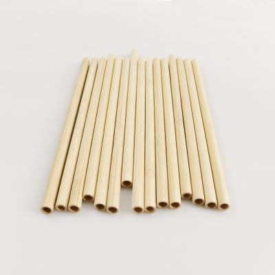 China 100% Biodegradable Eco Friendly Biodegradable Bamboo Print Logo Disposable Bamboo Straws for sale