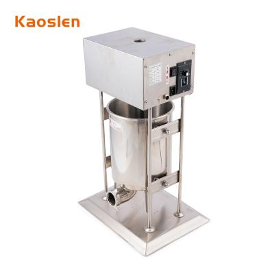 China Commercial Sausage Filler Machine Sausage Making Machine Electric Stuffer Hotel Sausage Stuffer with Convenient Foot Pedal for 10L/15L for sale