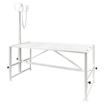 China Strong and easy to install wholesale price goat milking rack livestock trimming hold a rack or goat bed for trimming hooves and shearing sheep for sale