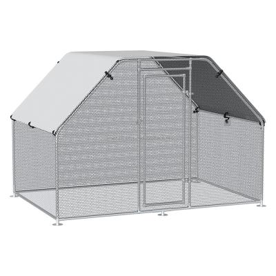 China Easy and Quick Installation Large Metal Chicken Cage for Outdoor Poultry Walk-in Cage with Waterproof for sale