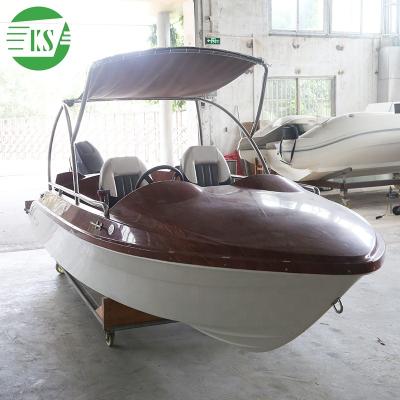 China Mini Small Frp Fishing Luxury Recreational Fiberglass Hot Sale 5 Seats Personal Boat Yacht Prices for sale