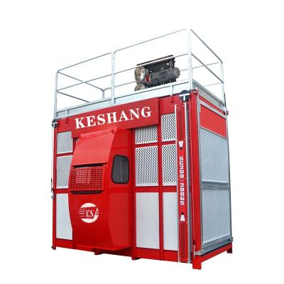 China Factory Keshang SC200/200GS twin cage hardware and passenger construction crane for sale