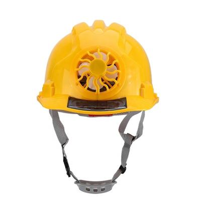 China PE Reinforced Hard Hat With Fan Hard Hat Safety Helmet for sale