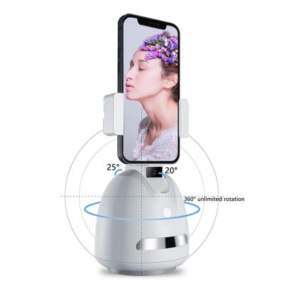 China Newest Lisen Laptop Phone Holder Selfie Stick 360 Rotation Adjustable Tending Smart Shooting Face Tracking Mobile Phone Holder for sale