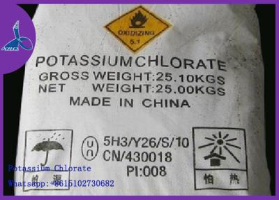 China Grado industrial del clorato de potasio de CAS 3811-04-9 99,5% para los fuegos artificiales en venta