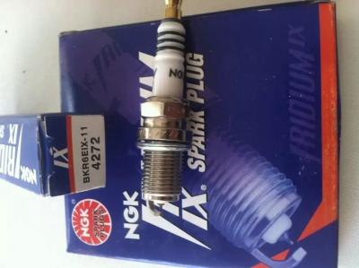 China IX Resistor Car Spark Plug , NGK Iridium Spark Plugs BKR6EIX11 # 3764 for sale