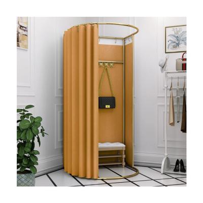 China Fashionable Clothing Store Models Locker Outdoor Wall Mounted Round Changing Room for sale