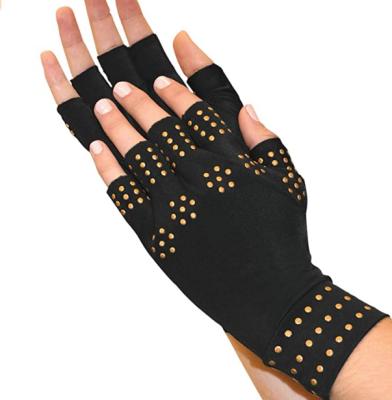 China Magnetic Arthritis Anti-edema Gloves Joints Magnetic Fingerless Arthritis Anti-edema Gloves Hand Arthritis Therapy Gloves Compression Supports Brace for sale