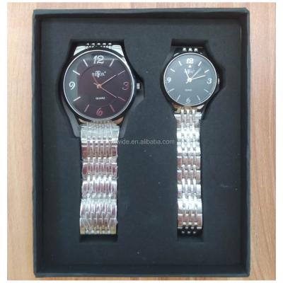 China Non-Specific Custom Fashion Couples Watch Packaging Gift Watch Set for sale