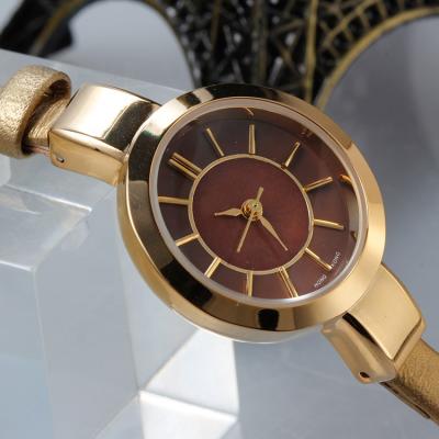 China Top Brand Of Water Resistant Fashion Rose Gold Women Watches Luxury Slim for sale