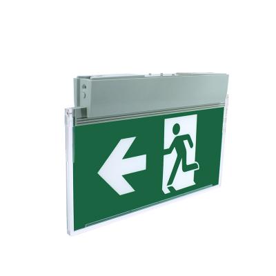 China Latest Emergency Exit Design Ip65 Led Bulkhead Lighted Exit Sign Lighting Emergency Light for sale