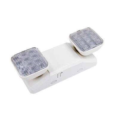 China Popular Rechargeable Emergency Non-maintained Emergency Rechargeable LED Spot Light ABS+plating Twin Ni-Cd Battery for sale