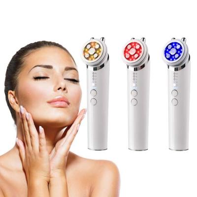 China Multi-Function Wrinkle Remover RF Device Beauty Machine Eye Wrinkle Removal Anti Aging Device LED Therapy Device EMS Tool for sale