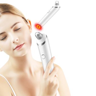 China 2021 Acne Treatment New Arrival Vacuum Blackhead Suction Device Blackhead Suction Instrument With Hot Compress Function for sale