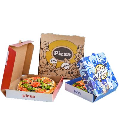 China Recycled materials made in china pizza box 12 inch at turkey pizza box feature biodegradable cajas de pizza for sale