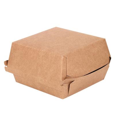 China Recyclable Custom Print Hamburger Wrapping Paper Box Personalized Paper Compostable Box for sale