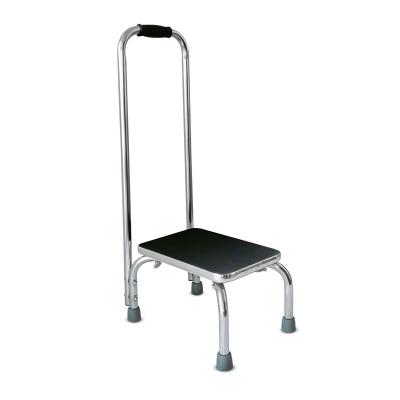 China Safe Step Stool With Handle For Adults And Seniors , Heavy Duty Metal Stepping Stool For High Beds for sale