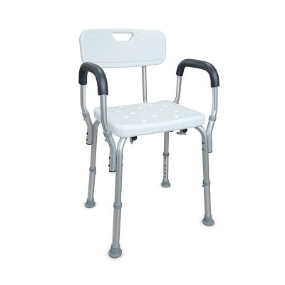 China Mobile Healthcare Supplies Adjustable Shower Chair Used Bathing Chairs Bath Bench Assistive Device for sale