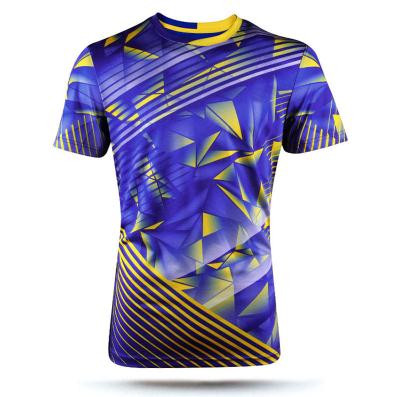 China Anti-wrinkle full promotion cheap men's polyester sublimation t-shirt for sublimation printing for sale