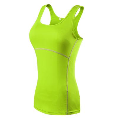 China QUICK DRY wholesale fitness ladies clothing women polyester tank top tank tops for sale