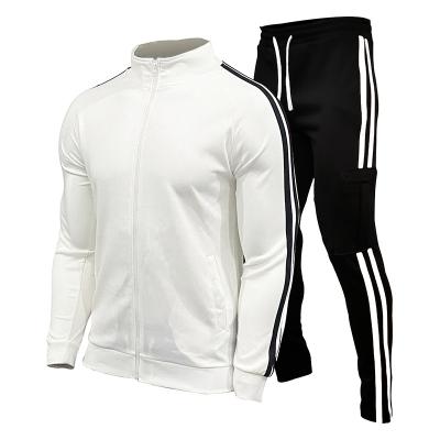 China Anti-Wrinkle Mens Sets Two Piece Set Casual Zipper Jacke + Pants Sport Suits Spring Tracksuit Brand Sportswear for sale