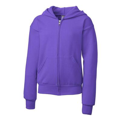 China 2020 New Custom Logo Design QUICK DRY Sports Wear Breathable Purple Cotton Women Plain Hoodies for sale