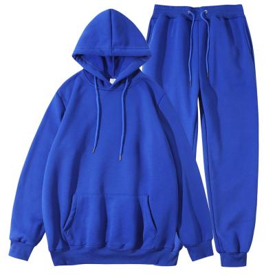 China Anti-wrinkle OEM hoodies with joggers custom mens sweatpants and hoodie set for sale