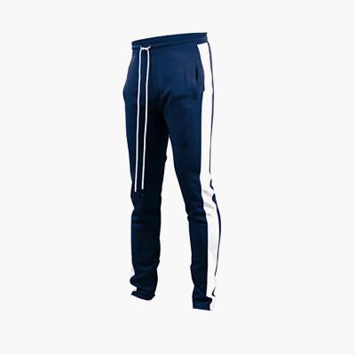 China QUICK DRY Striped Joggers Mens Slim Cargo Pant Cargo Fitness Long Tailored Track Pants for sale