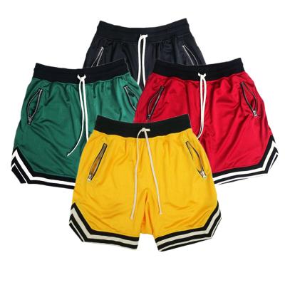 China Casual Fashion Breathable Mesh Shorts High Street Hip-Hop Embroidered Loose Streetwear Basketball Shorts for sale