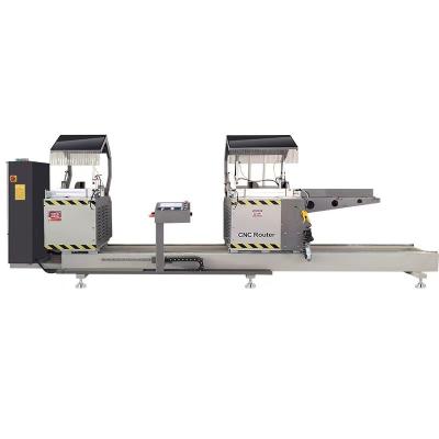 China Horizontal CNC three-head saw Model 500 45 degree/90 degree Cutting CNC Triple Head Saw cutt off saw for sale