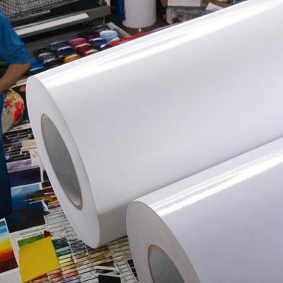 中国 Printing Materials Coated Paper with Permanent Adhesive and Transparent PET Film 販売のため