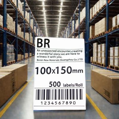 中国 100x150 Size Logistics and Express Sheet 50*37*24mm Box Gauge for Packaging Labels 販売のため